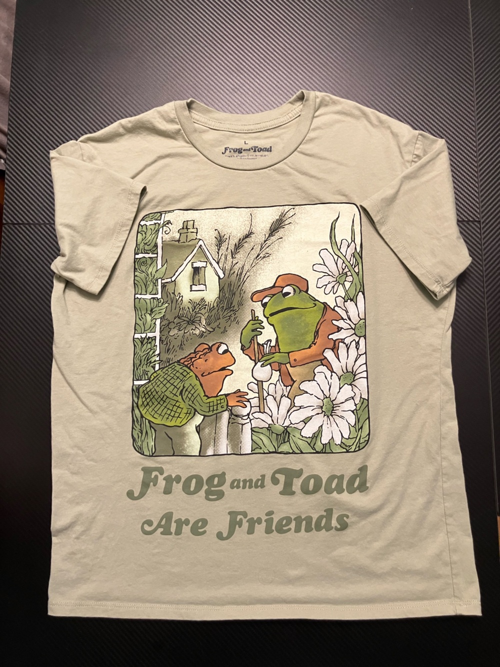 Frog and Toad Kids Graphic Tee - Light Olive